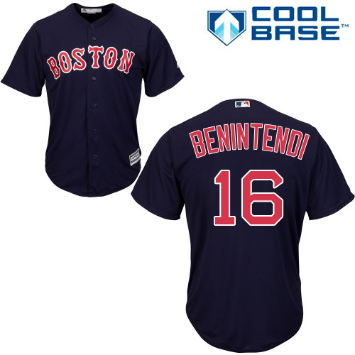 Red Sox #16 Andrew Benintendi Navy Blue Cool Base Stitched Youth MLB Jersey Red Sox #16 Andrew Benintendi Navy Blue Cool Base Stitched Youth MLB Jersey
