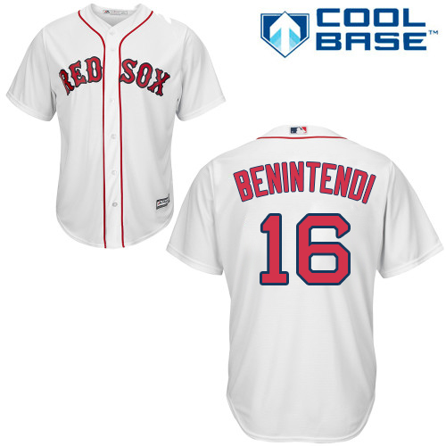 Red Sox #16 Andrew Benintendi White Cool Base Stitched Youth MLB Jersey Red Sox #16 Andrew Benintendi White Cool Base Stitched Youth MLB Jersey