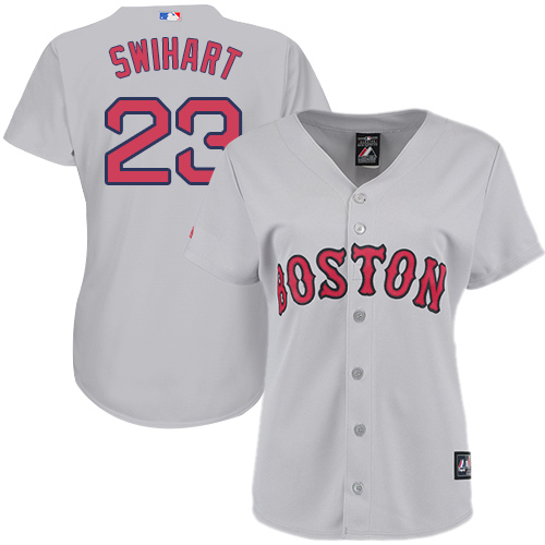 Red Sox #23 Blake Swihart Grey Road Women's Stitched MLB Jersey Red Sox #23 Blake Swihart Grey Road Women's Stitched MLB Jersey