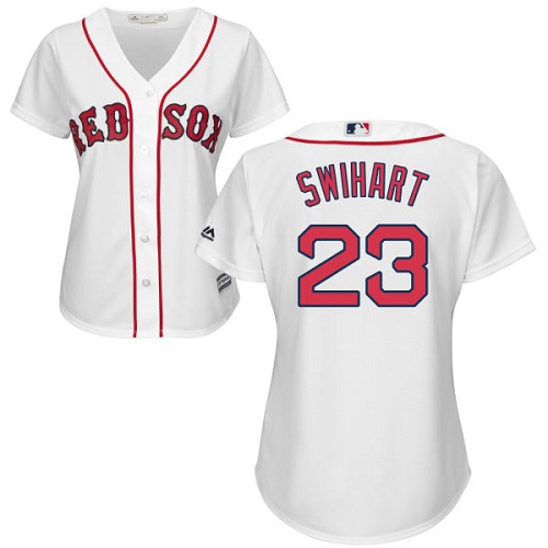 Red Sox #23 Blake Swihart White Home Women's Stitched MLB Jersey Red Sox #23 Blake Swihart White Home Women's Stitched MLB Jersey