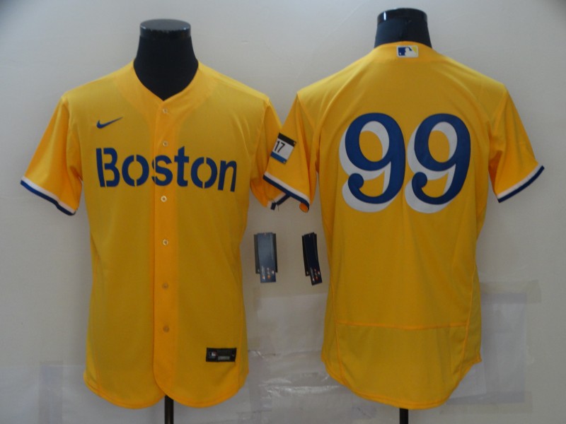 Red Sox 99 Alex Verdugo Gold Nike 2021 City Connect Replica Player Flexbase Jersey Red Sox 99 Alex Verdugo Gold Nike 2021 City Connect Replica Player Flexbase Jersey