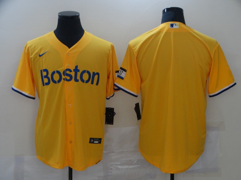 Red Sox Blank Gold Nike 2021 City Connect Replica Player Cool Base Jersey Red Sox Blank Gold Nike 2021 City Connect Replica Player Cool Base Jersey