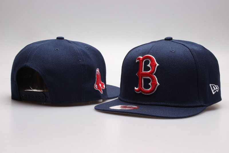 Red Sox Fresh Logo Navy Adjustable Hat YP