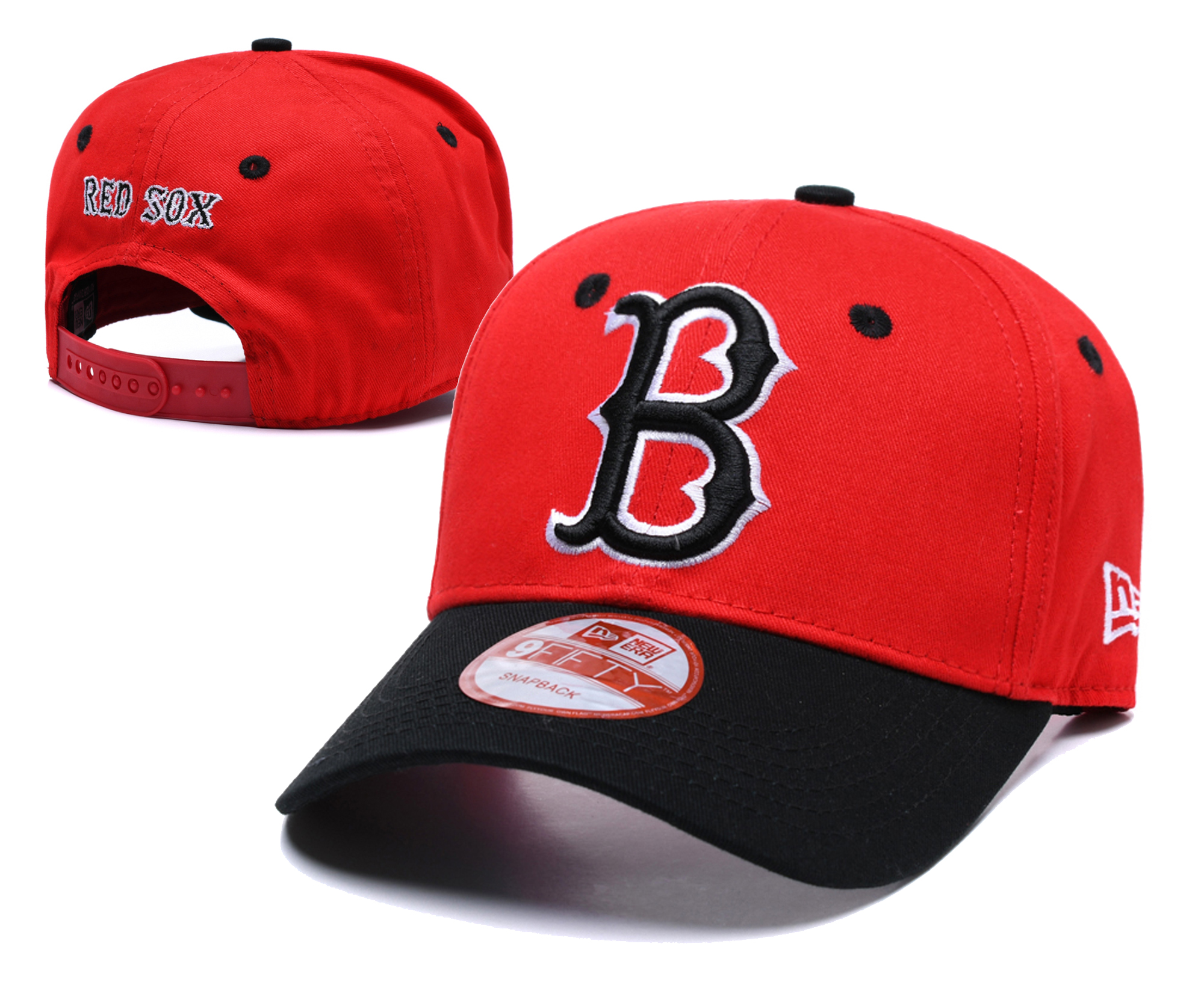 Red Sox Fresh Logo Red Peaked Adjustable Hat TX