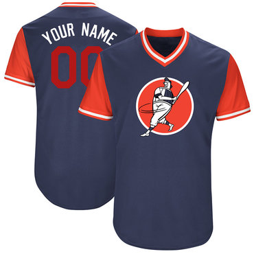Red Sox Navy Men's Customized New Design Jersey Red Sox Navy Men's Customized New Design Jersey