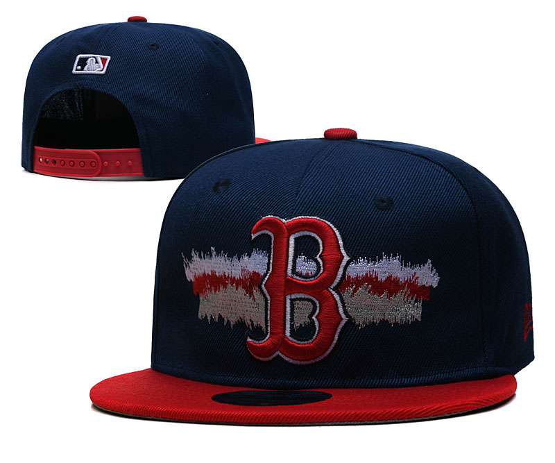Red Sox Snapback Black Hat- --YD