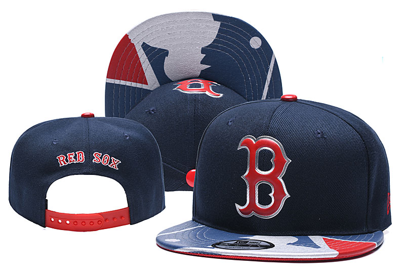 Red Sox Team Logo Navy Adjustable Hat YD