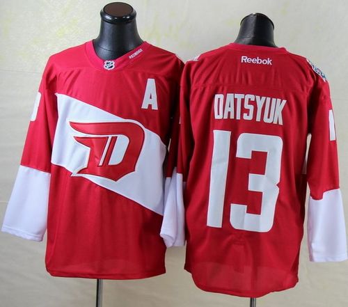 Red Wings #13 Pavel Datsyuk Red 2016 Stadium Series Stitched NHL Jersey