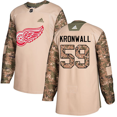 Red Wings #59 Niklas Kronwall Camo Authentic 2017 Veterans Day Stitched Hockey Jersey Red Wings #59 Niklas Kronwall Camo Authentic 2017 Veterans Day Stitched Hockey Jersey