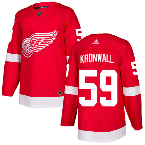 Red Wings #59 Niklas Kronwall Red Home Authentic Stitched Hockey Jersey Red Wings #59 Niklas Kronwall Red Home Authentic Stitched Hockey Jersey
