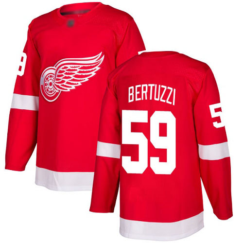 Red Wings #59 Tyler Bertuzzi Red Home Authentic Stitched Hockey Jersey Red Wings #59 Tyler Bertuzzi Red Home Authentic Stitched Hockey Jersey