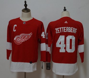 Youth Red Wings 40 Henrik Zetterberg Red Adidas Jersey Youth Red Wings 40 Henrik Zetterberg Red Adidas Jersey