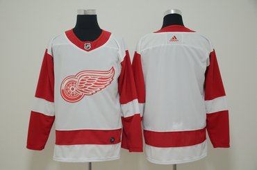 Red Wings Blank White Adidas Jersey Red Wings Blank White Adidas Jersey