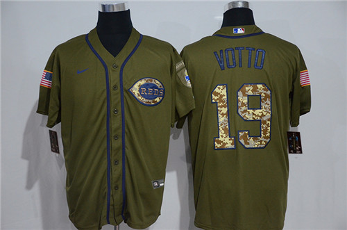 Reds 19 Joey Votto Olive 2020 Nike Cool Base Jersey Reds 19 Joey Votto Olive 2020 Nike Cool Base Jersey