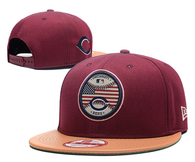 Reds Team Logo Burgundy Adjustable Hat GS