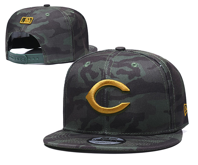 Reds Team Logo Camo Adjustable Hat TX