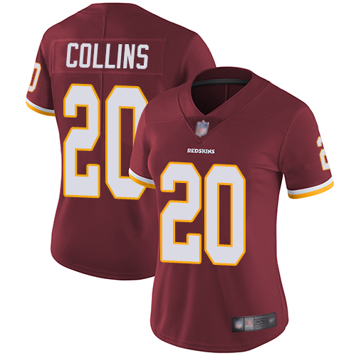 Redskins #20 Landon Collins Burgundy Red Team Color Women's Stitched Football Vapor Untouchable Limited Jersey Redskins #20 Landon Collins Burgundy Red Team Color Women's Stitched Football Vapor Untouchable Limited Jersey