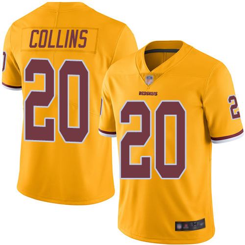 Redskins #20 Landon Collins Gold Youth Stitched Football Limited Rush Jersey Redskins #20 Landon Collins Gold Youth Stitched Football Limited Rush Jersey