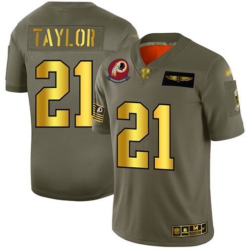 Redskins #21 Sean Taylor Camo Gold Men's Stitched Football Limited 2019 Salute To Service Jersey Redskins #21 Sean Taylor Camo Gold Men's Stitched Football Limited 2019 Salute To Service Jersey