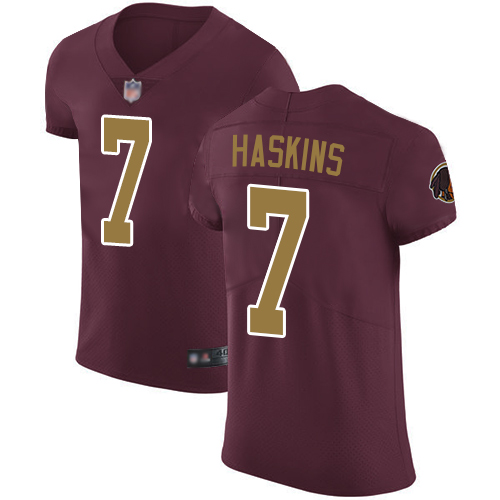 Redskins #7 Dwayne Haskins Burgundy Red Alternate Men's Stitched Football Vapor Untouchable Elite Jersey Redskins #7 Dwayne Haskins Burgundy Red Alternate Men's Stitched Football Vapor Untouchable Elite Jersey