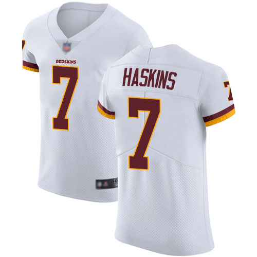 Redskins #7 Dwayne Haskins White Men's Stitched Football Vapor Untouchable Elite Jersey Redskins #7 Dwayne Haskins White Men's Stitched Football Vapor Untouchable Elite Jersey