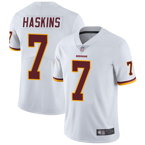 Redskins #7 Dwayne Haskins White Men's Stitched Football Vapor Untouchable Limited Jersey Redskins #7 Dwayne Haskins White Men's Stitched Football Vapor Untouchable Limited Jersey