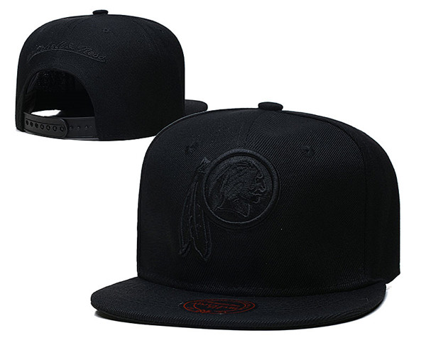 Redskins Black Snapback Hat -LH