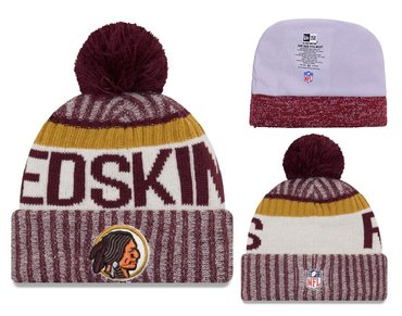 Redskins Fresh Logo 2017 Sideline Knit Hat