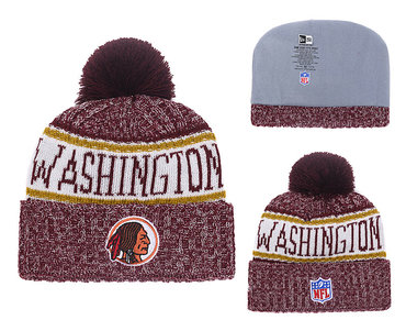 Redskins Fresh Logo Red Knit Hat YD