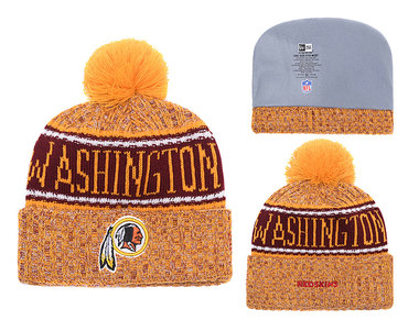 Redskins Fresh Logo Yellow Knit Hat YD