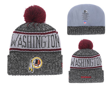 Redskins Team Logo Gray Knit Hat YD