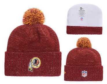 Redskins Team Logo Red Knit Hat YD