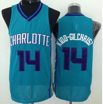 Revolution 30  Hornets #14 Michael Kidd-Gilchrist Light Blue Stitched NBA Jersey