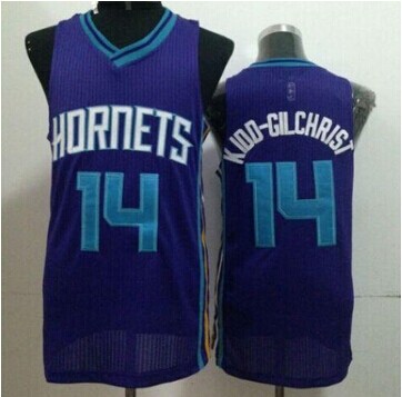 Revolution 30 Charlotte Hornets #14 Michael Kidd-Gilchrist Purple Stitched NBA Jersey