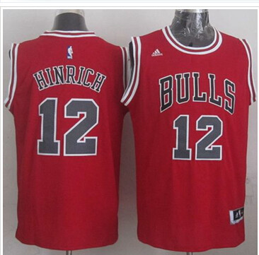 Revolution 30 Chicago Bulls #12 Kirk Hinrich Red Stitched NBA Jersey