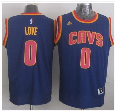 Revolution 30 Cleveland Cavaliers #0 Kevin Love Navy Blue Stitched NBA Jersey