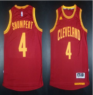 Revolution 30 Cleveland Cavaliers #4 Iman Shumpert Red Stitched NBA Jersey