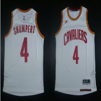 Revolution 30 Cleveland Cavaliers #4 Iman Shumpert White Stitched NBA Jersey