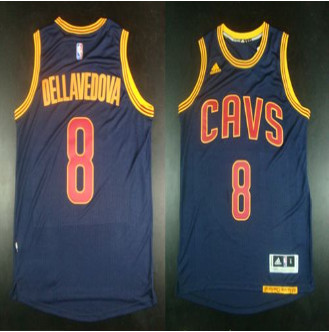 Revolution 30 Cleveland Cavaliers #8 Matthew Dellavedova Navy Blue CavFanatic Stitched NBA Jersey