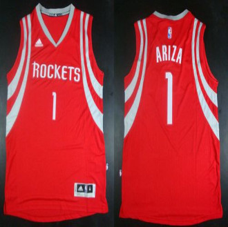 Revolution 30 Houston Rockets #1 Trevor Ariza Red Road Stitched NBA Jersey