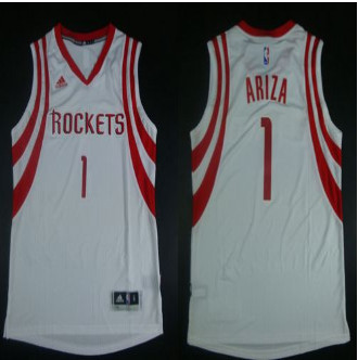 Revolution 30 Houston Rockets #1 Trevor Ariza White Road Stitched NBA Jersey