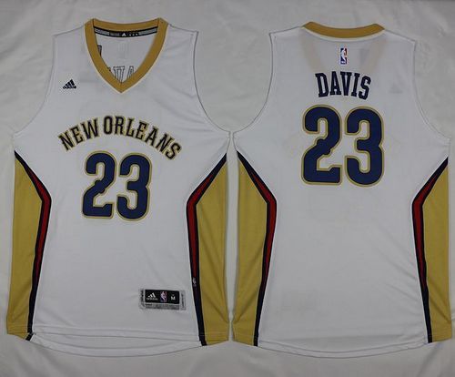 Revolution 30 Pelicans #23 Anthony Davis White Stitched NBA Jersey Revolution 30 Pelicans #23 Anthony Davis White Stitched NBA Jersey