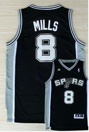 Revolution 30 San Antonio Spurs #8 Patty Mills Black Stitched NBA Jersey