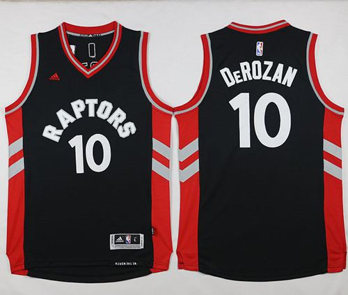 Revolution 30 Toronto Raptors #10 DeMar DeRozan Black Stitched NBA Jersey