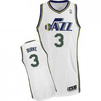 Revolution 30 Utah Jazz #3 Trey Burke White Stitched NBA Jersey