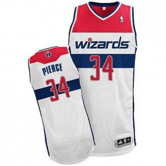 Revolution 30 Washington Wizards #34 Paul Pierce White Stitched NBA Jersey