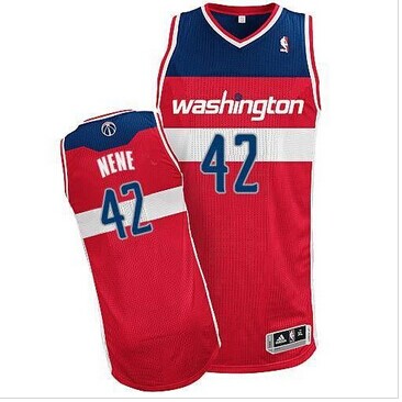 Revolution 30 Washington Wizards #42 Nene Red Stitched NBA Jersey