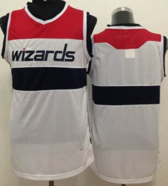 Revolution 30 Washington Wizards Blank White Stitched NBA Jersey