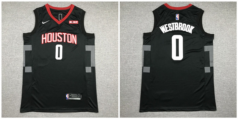 Rockets 0 Russell Westbrook Black Nike Authentic Jersey Rockets 0 Russell Westbrook Black Nike Authentic Jersey