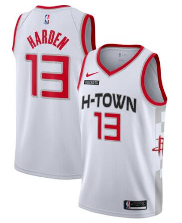 Rockets 13 James Harden White Nike City Edition Swingman Jersey Rockets 13 James Harden White Nike City Edition Swingman Jersey